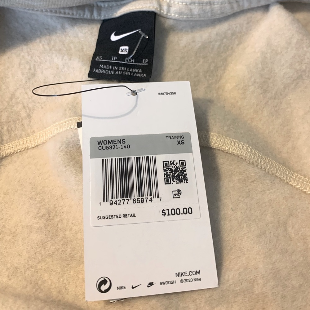 Nike Yoga Sweatshirt (side zip hoodie) *NWT*